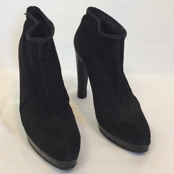 Stuart Weitzman Anklesock Platform Booties - Picture 3 of 8